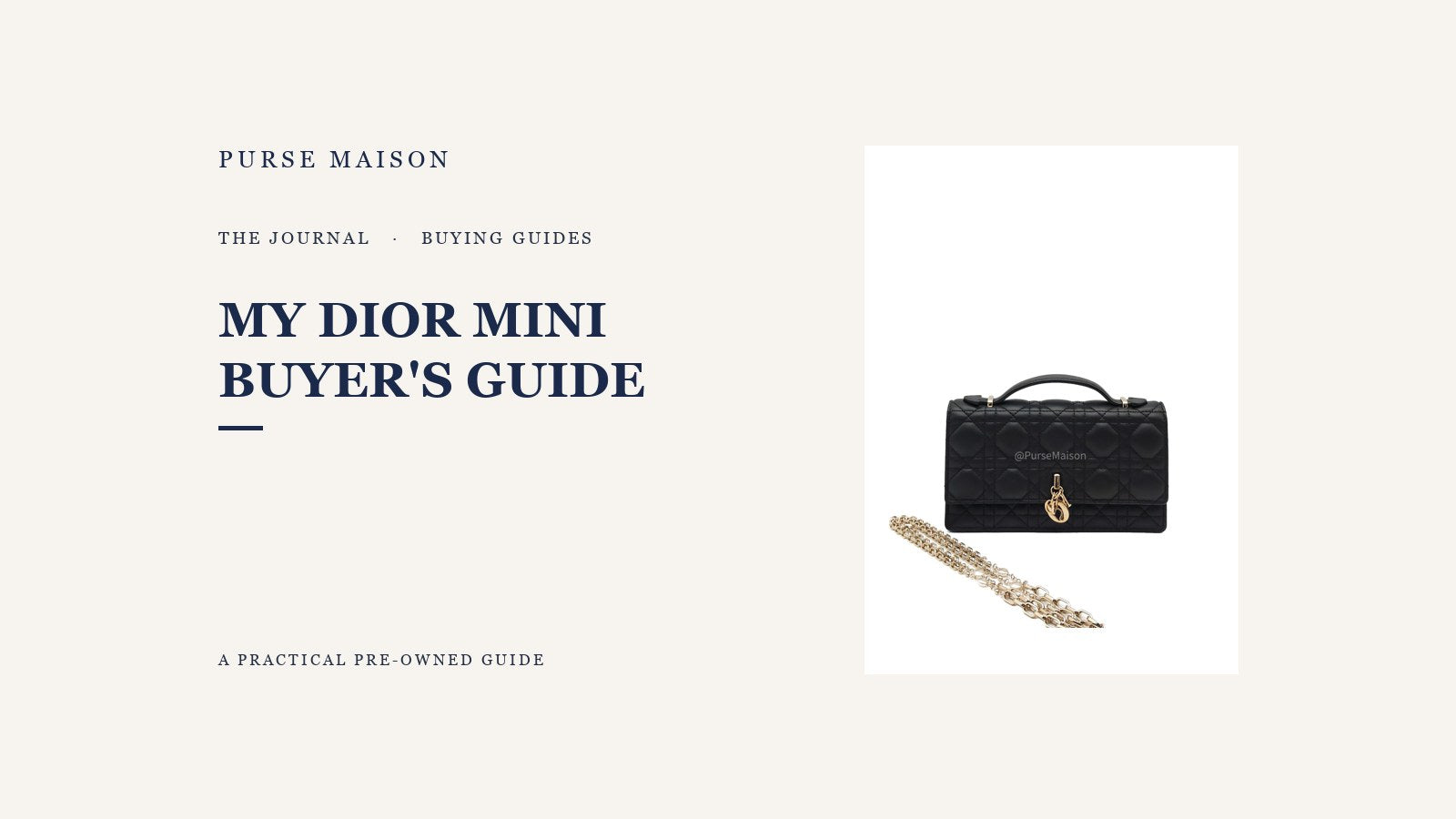 Is the My Dior Mini Worth It? An Honest Buyer's Guide — Purse Maison Journal
