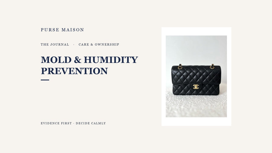 Mold, Humidity, and Leather: Prevention for Bag Owners | Purse Maison Journal
