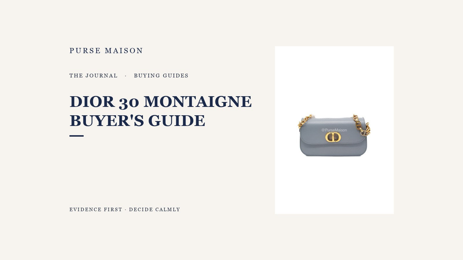 Is the Dior 30 Montaigne Worth It? An Honest Buyer's Guide | Purse Maison Journal