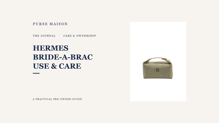 Hermes Bride-a-Brac Travel Case: Use, Wear, and Care — Purse Maison Journal