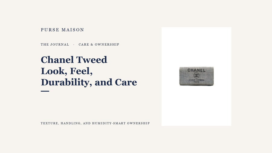 Chanel Tweed: Look, Feel, Durability, and Care cover
