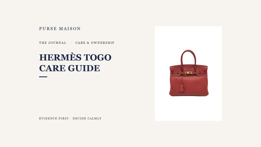 Hermes Togo: Look, Feel, Durability, and Care | Purse Maison Journal