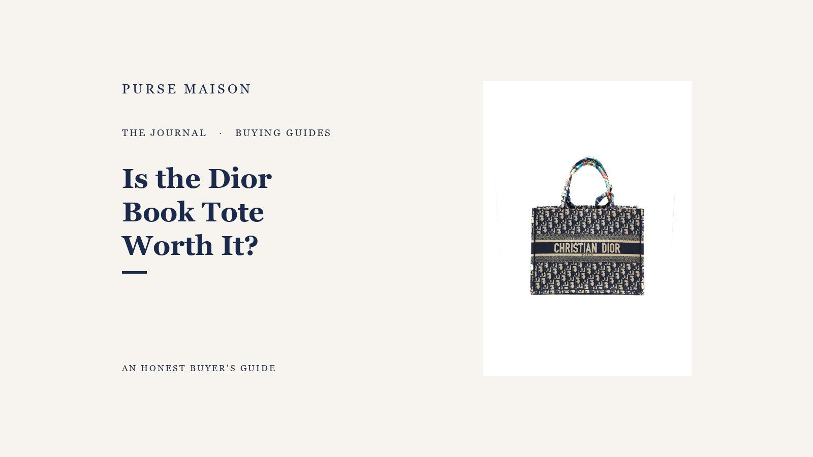Is the Dior Book Tote Worth It cover — Christian Dior Book Tote Medium in blue Oblique embroidered canvas