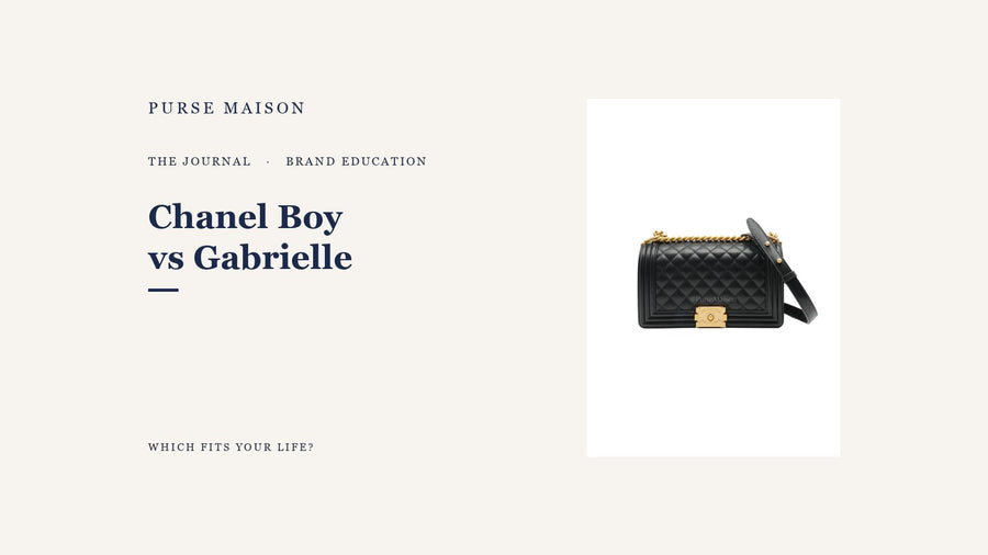 Chanel Boy and Gabrielle comparison cover