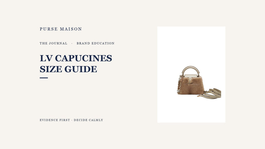 Louis Vuitton Capucines Sizes Compared: Which One Fits Your Life | Purse Maison Journal