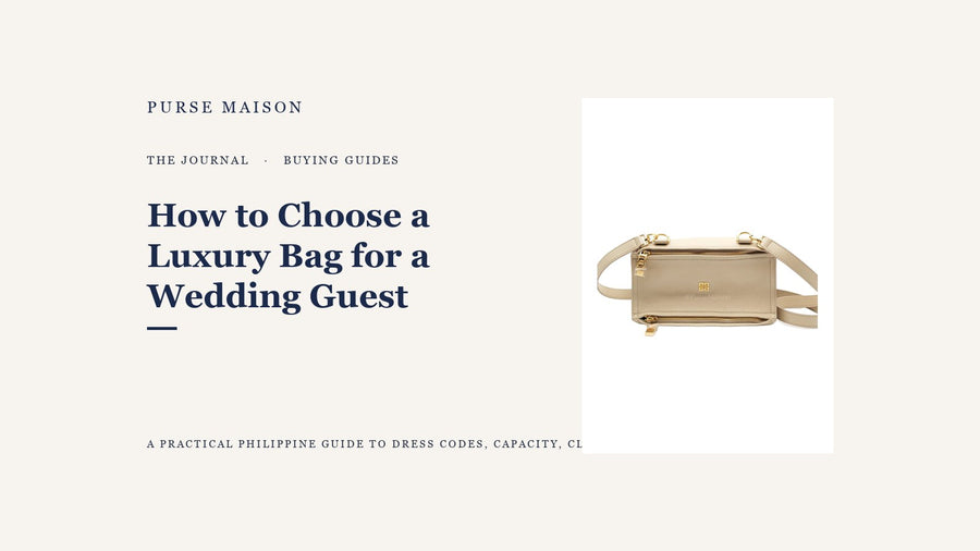 How to Choose a Luxury Bag for a Wedding Guest cover image