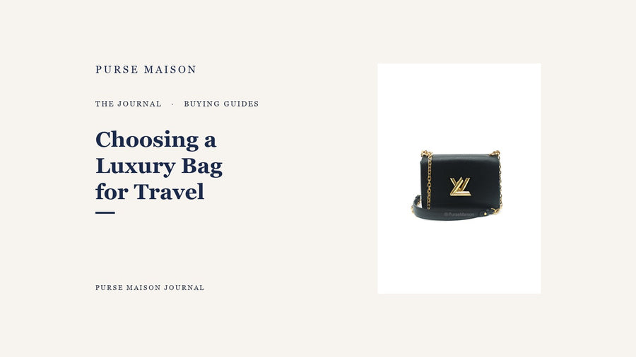 Choosing a luxury bag for travel editorial cover