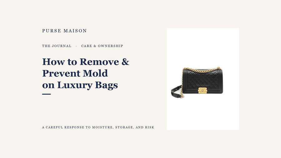 Purse Maison Journal — How to Remove and Prevent Mold on Luxury Bags