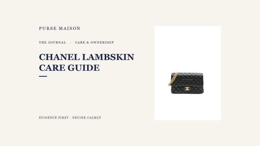 Chanel Lambskin: Look, Feel, Durability, and Care | Purse Maison Journal