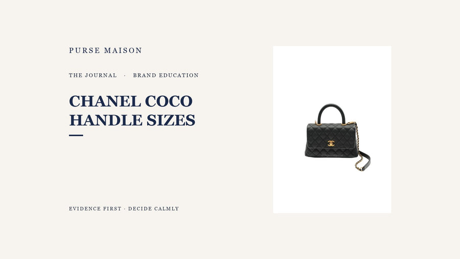Chanel Coco Handle Sizes Compared: Which One Fits Your Life | Purse Maison Journal