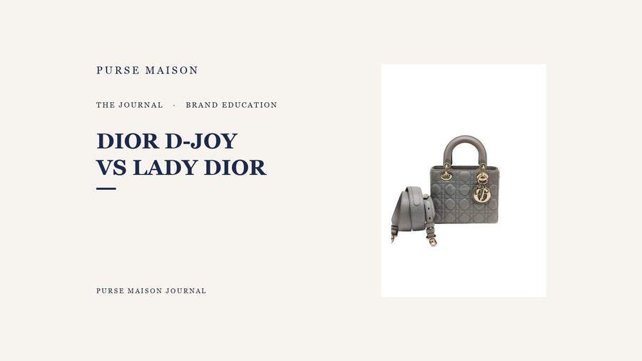 Dior D-Joy vs Lady Dior: Which Should You Choose? | Purse Maison Journal