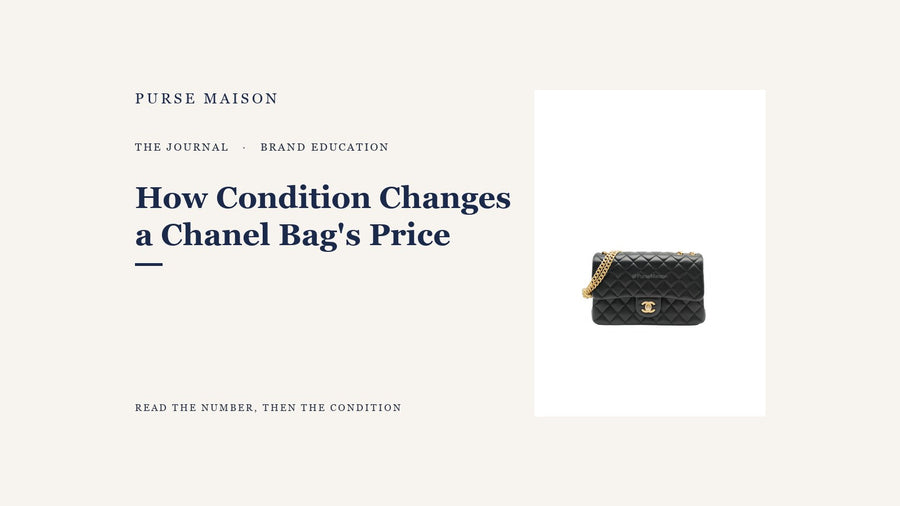 How Condition Changes a Chanel Bag's Price — Purse Maison Journal cover