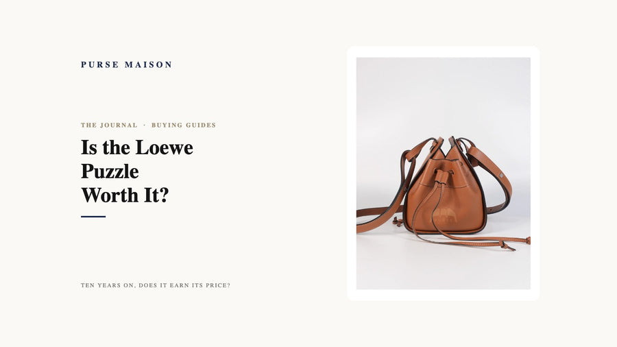 Purse Maison Journal cover: Is the Loewe Puzzle Worth It? An Honest Buyer's Guide
