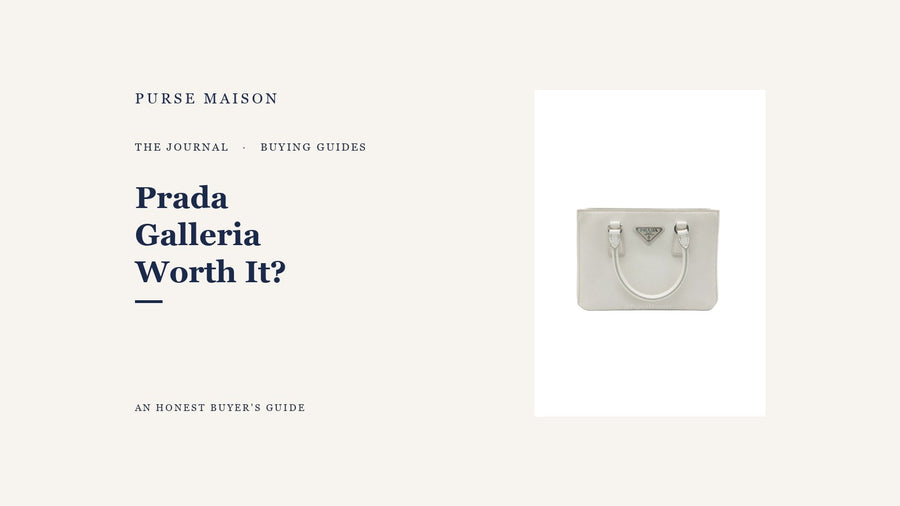 Prada Galleria Mini in white Saffiano leather with silver hardware