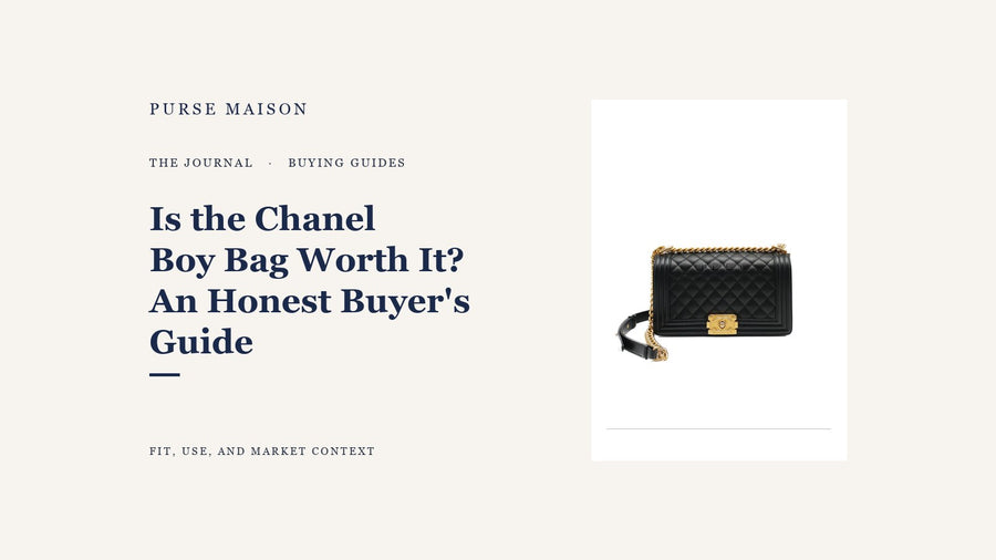 Is the Chanel Boy Bag Worth It? An Honest Buyer's Guide — Purse Maison Journal