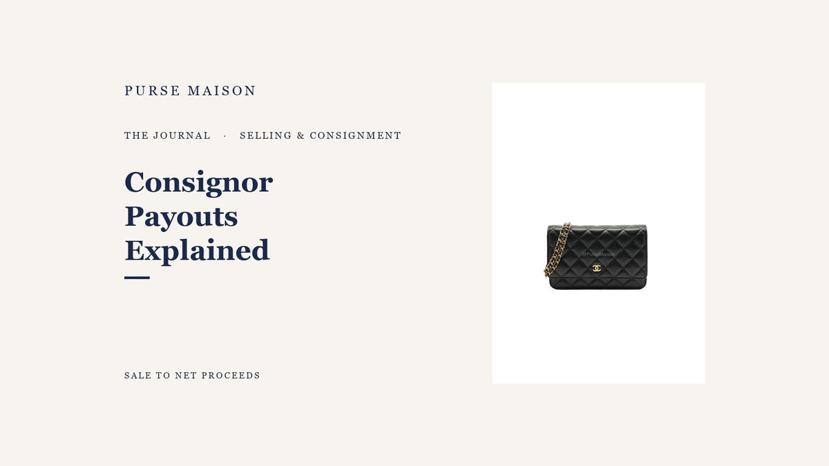 How and When Consignor Payouts Work — Purse Maison Journal cover