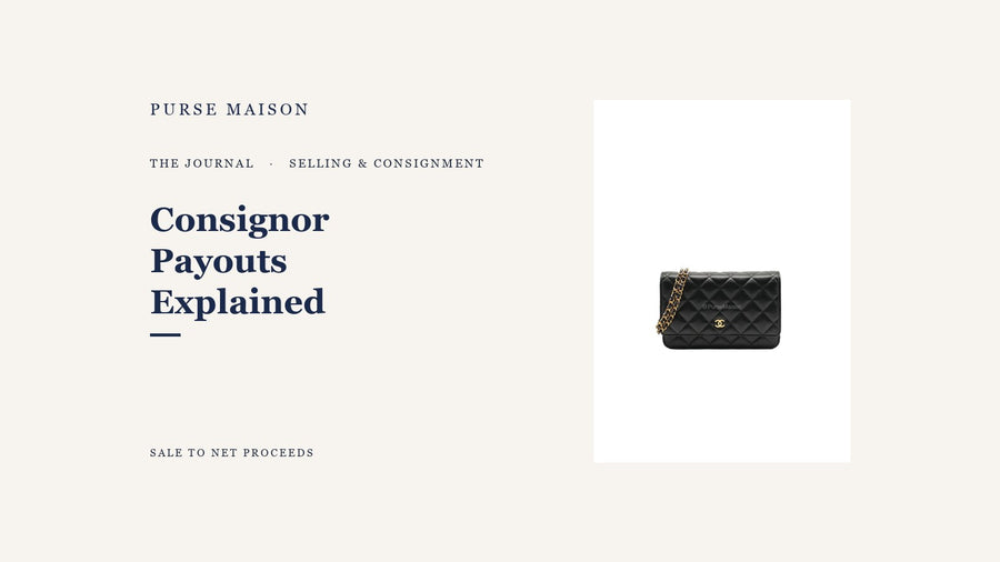 How and When Consignor Payouts Work — Purse Maison Journal cover