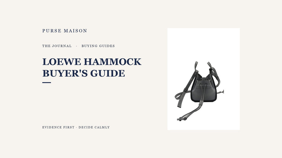 Is the Loewe Hammock Worth It? An Honest Buyer's Guide | Purse Maison Journal
