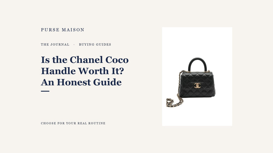 Is the Chanel Coco Handle Worth It? An Honest Buyer's Guide — Purse Maison Journal cover