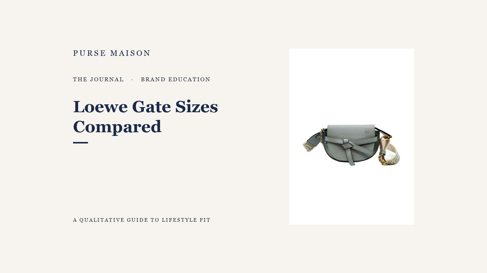 Loewe Gate sizes compared: a qualitative guide to lifestyle fit