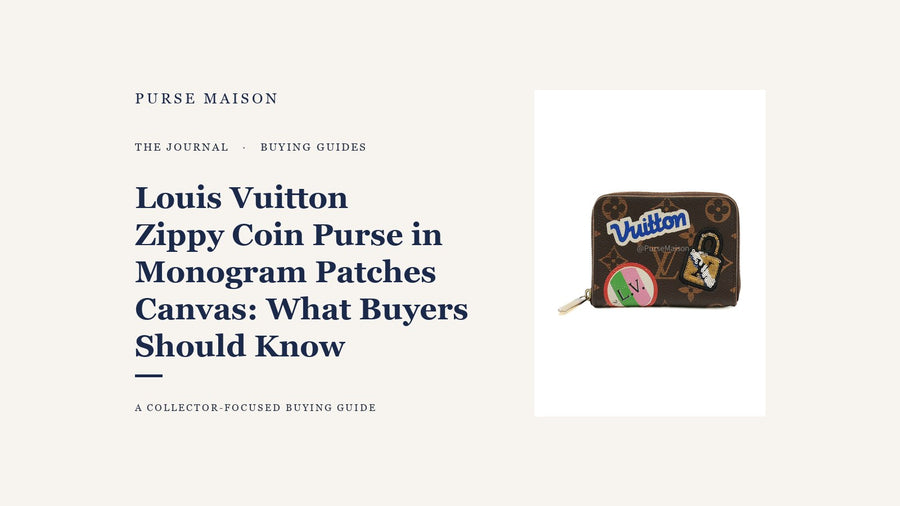 Louis Vuitton Zippy Coin Purse in Monogram Patches Canvas buyer’s guide