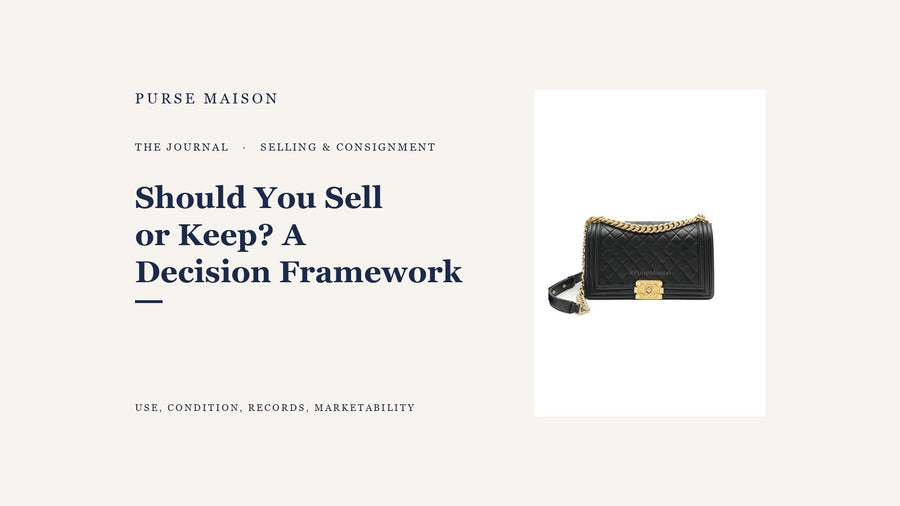 Should You Sell or Keep? A Framework for Deciding cover