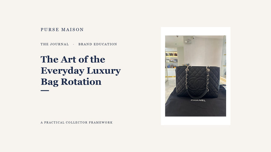 The Art of the Everyday Luxury Bag Rotation cover