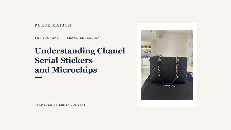 Understanding Chanel Serial Stickers and Microchips — Purse Maison Journal cover