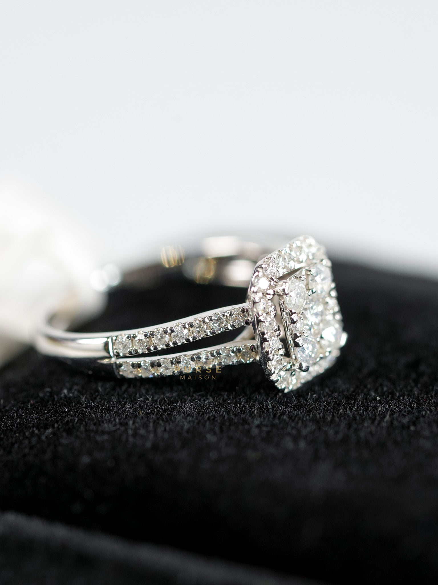 0.11 carats 2.46g Natural Diamond HK Setting Ring US Size 7 R24 | Purse Maison Luxury Bags Shop