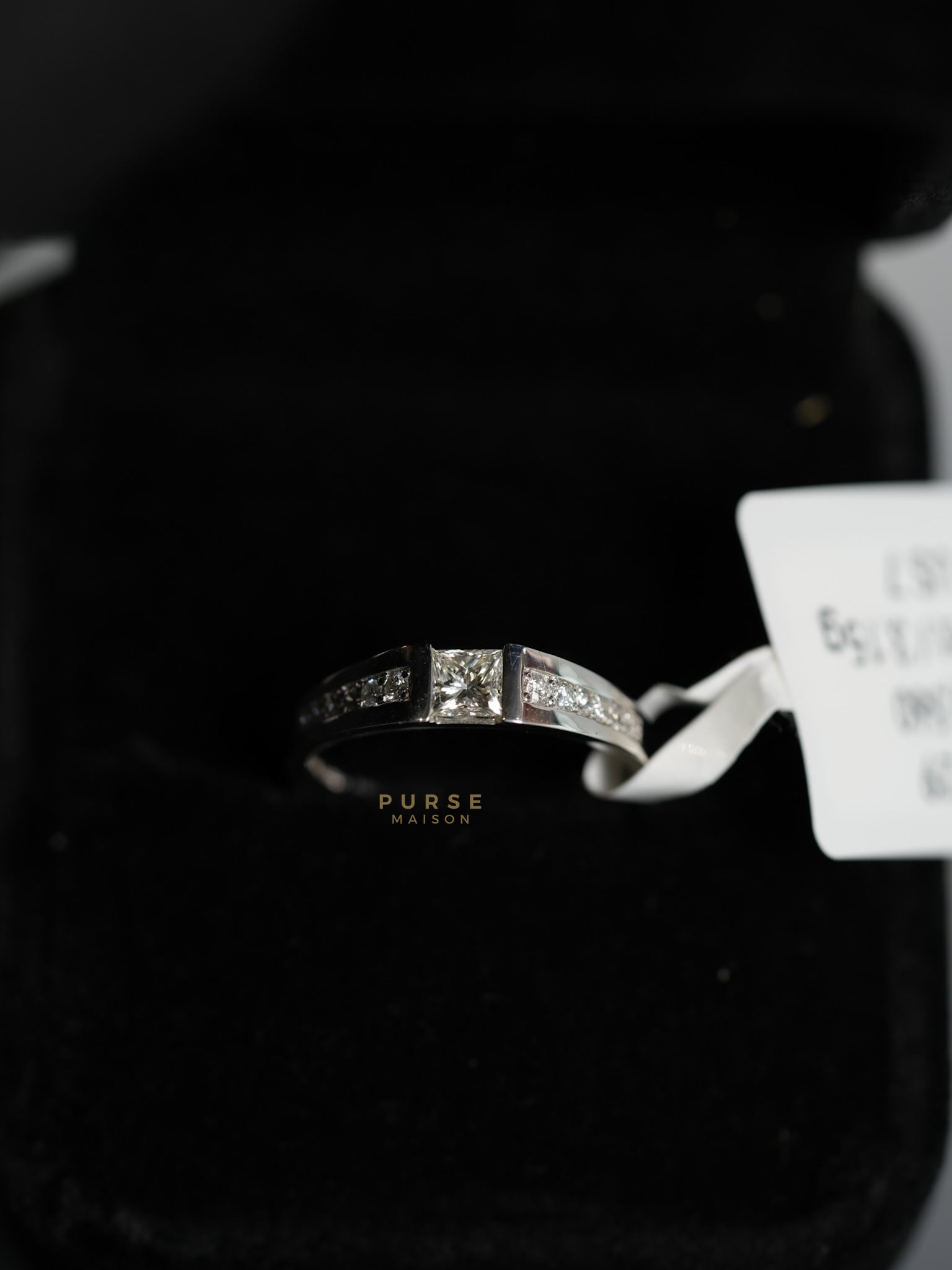 0.12 carats 3.15g Natural Diamond HK Setting Ring US Size 7 R29 | Purse Maison Luxury Bags Shop