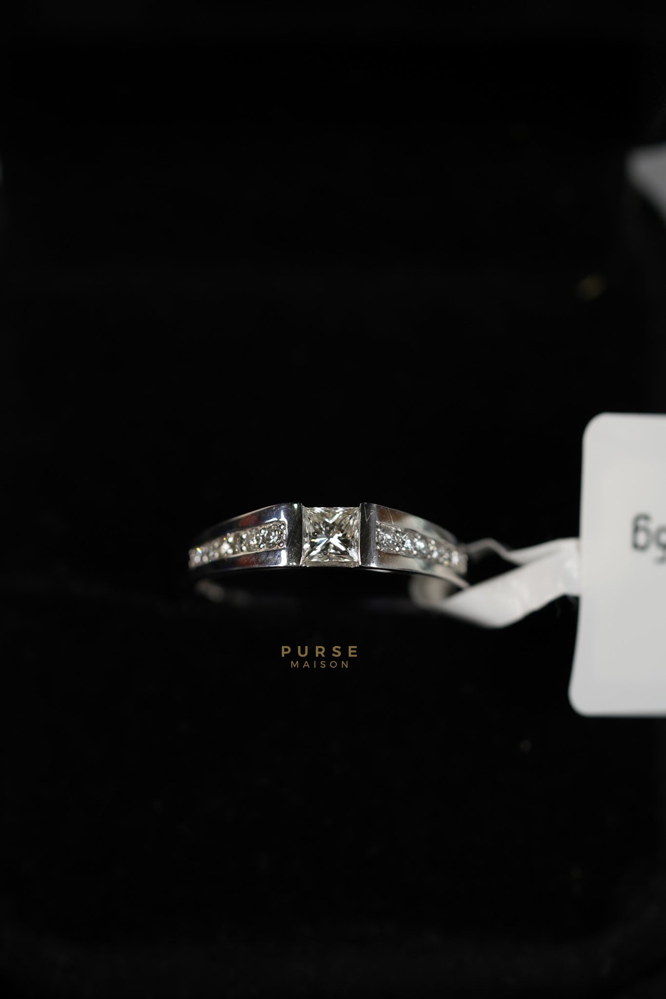 0.12 carats 3.15g Natural Diamond HK Setting Ring US Size 7 R29 | Purse Maison Luxury Bags Shop