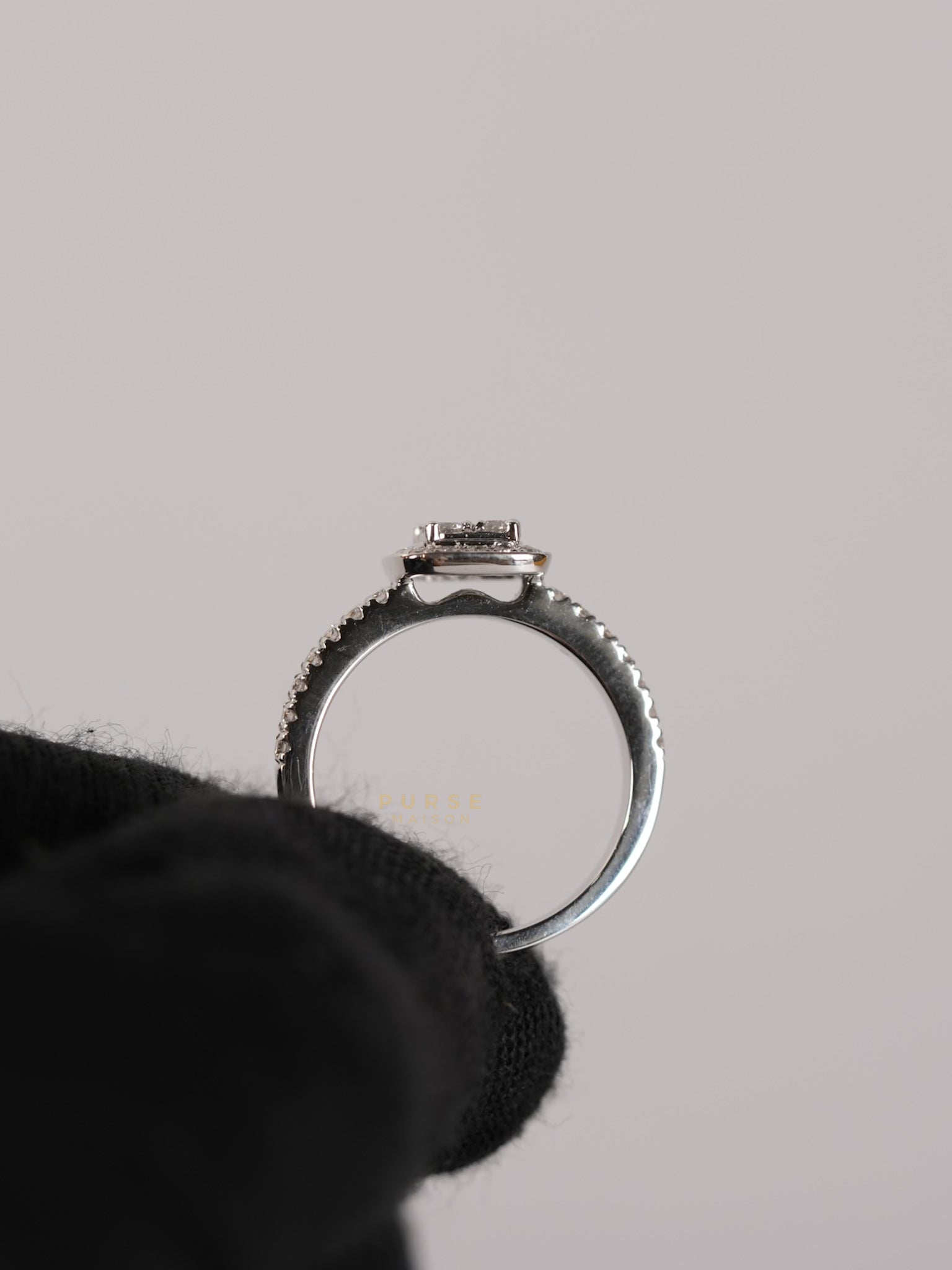 0.18 carat 4.64g Natural Diamond HK Setting Ring US Size 6.5 R7 | Purse Maison Luxury Bags Shop