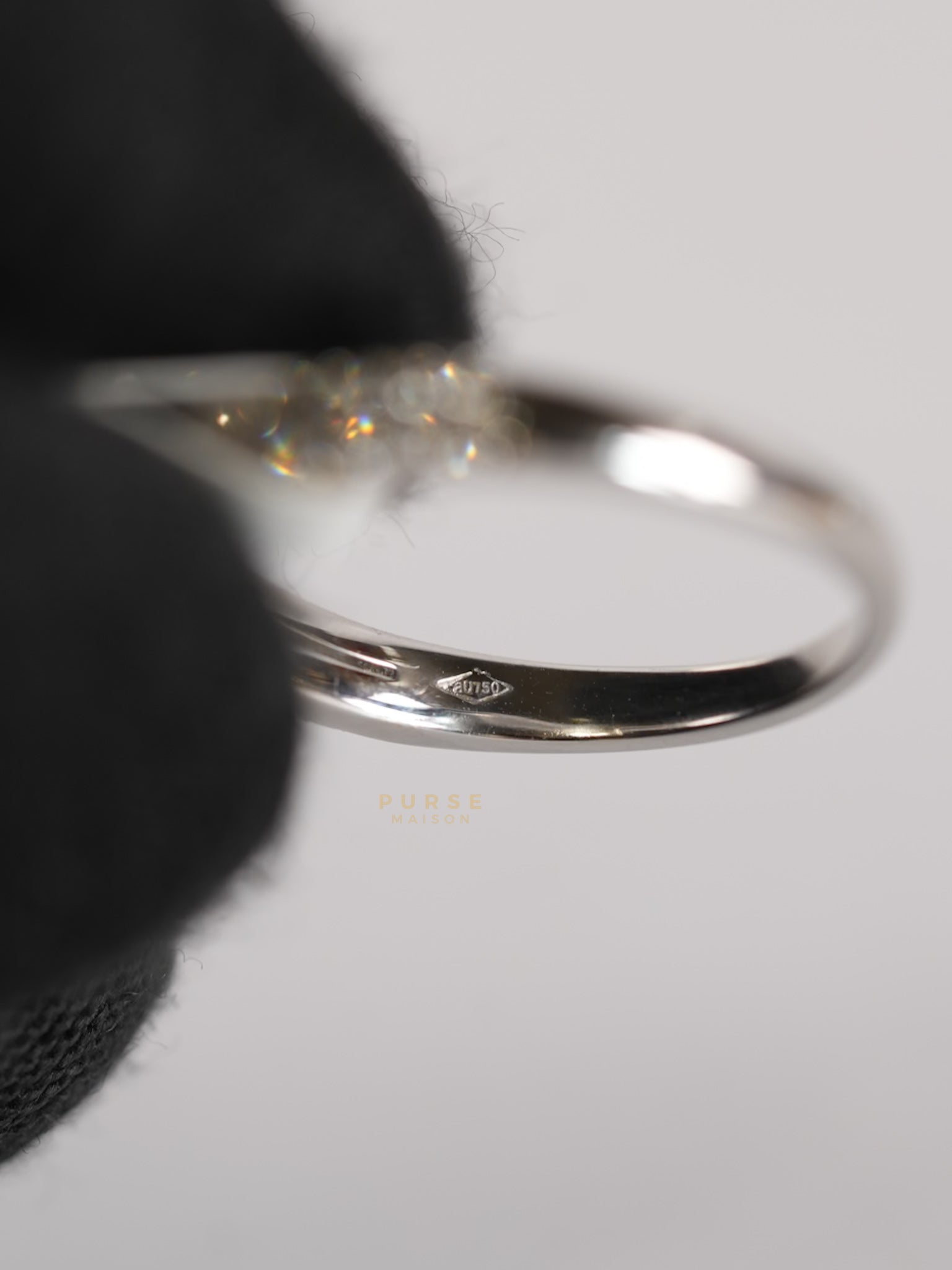 0.29 carat Center Diamond 3.52g Natural Diamond HK Setting Ring US Size 6 R6 | Purse Maison Luxury Bags Shop