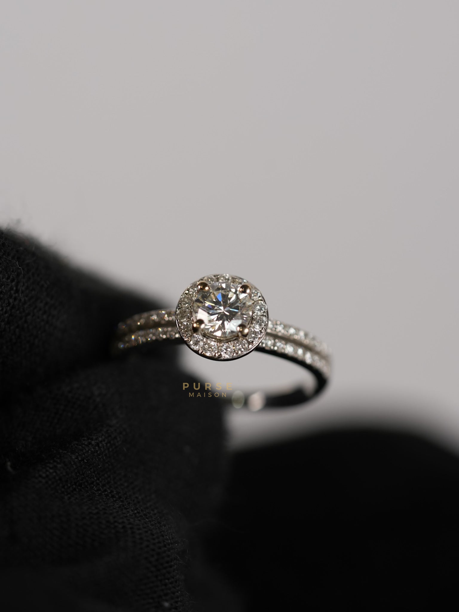 0.29 carat Center Diamond 3.52g Natural Diamond HK Setting Ring US Size 6 R6 | Purse Maison Luxury Bags Shop