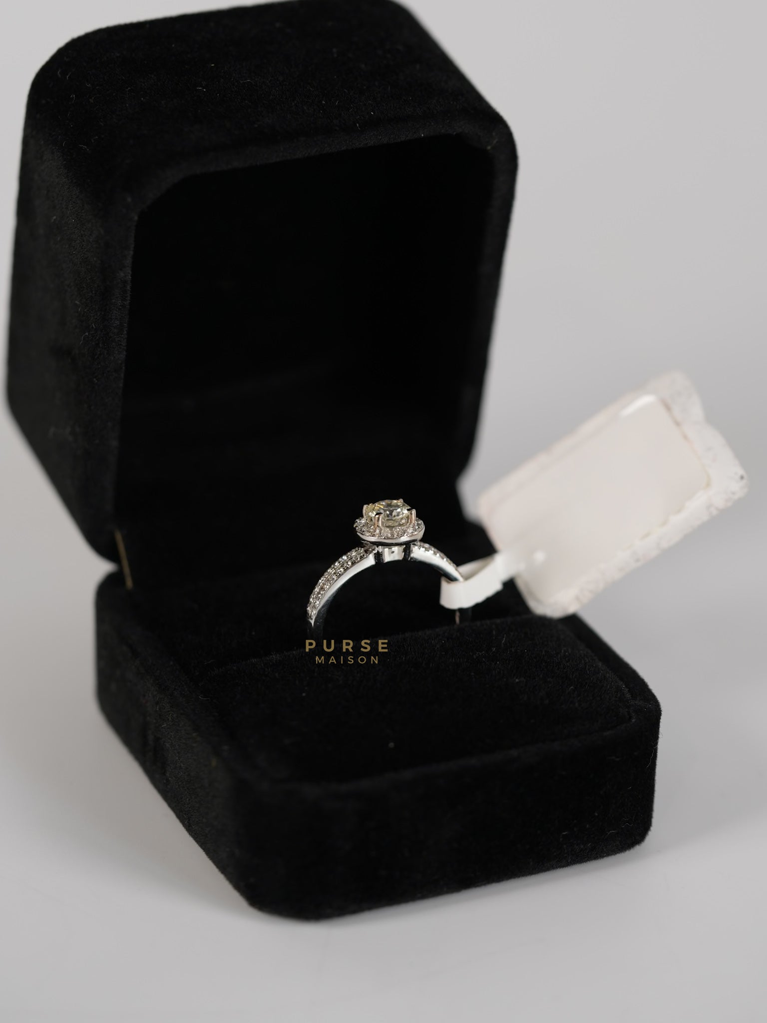 0.29 carat Center Diamond 3.52g Natural Diamond HK Setting Ring US Size 6 R6 | Purse Maison Luxury Bags Shop