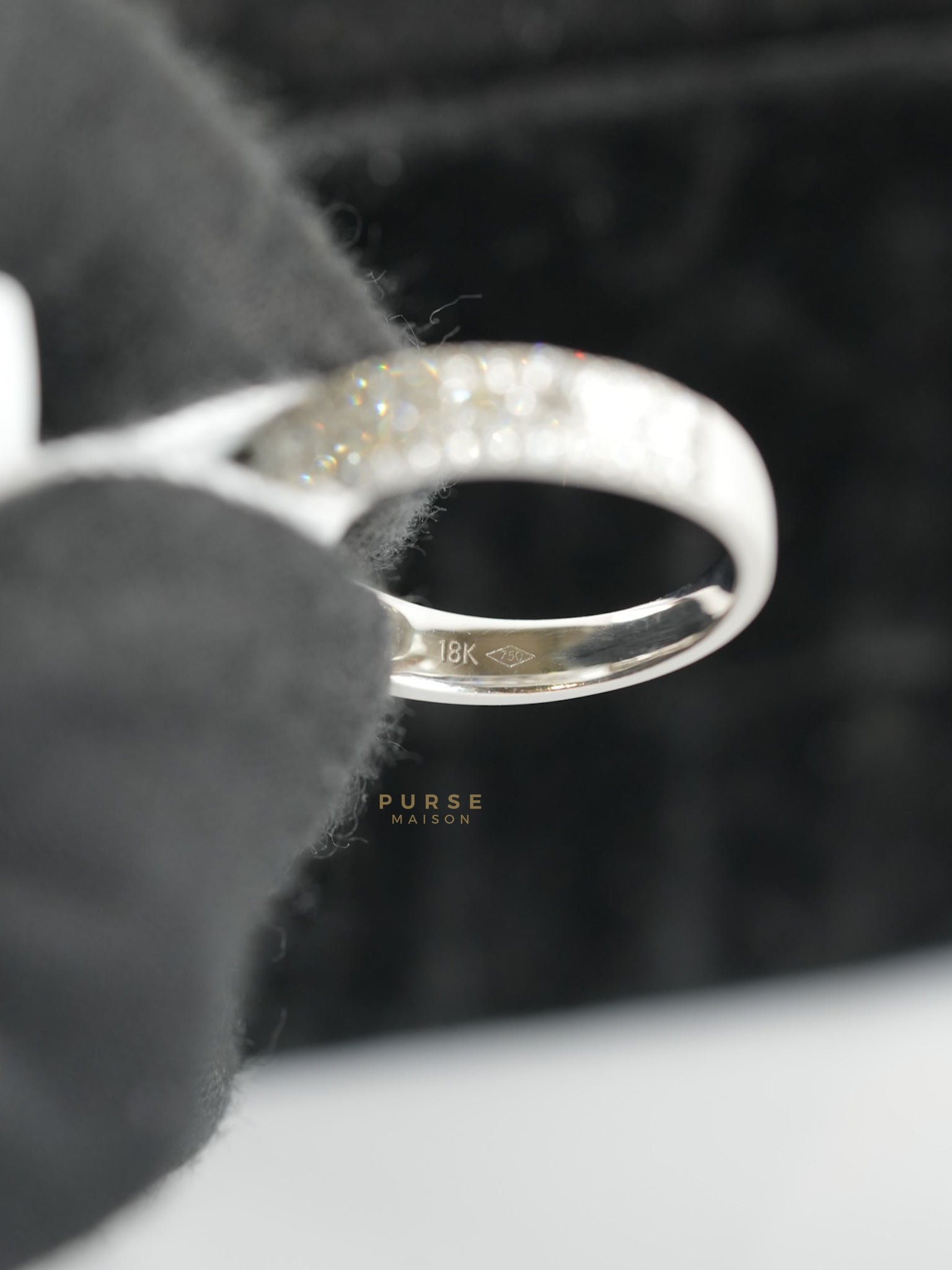 0.31 carat 3.68g HK Setting Ring US Size 7.5 R5 | Purse Maison Luxury Bags Shop