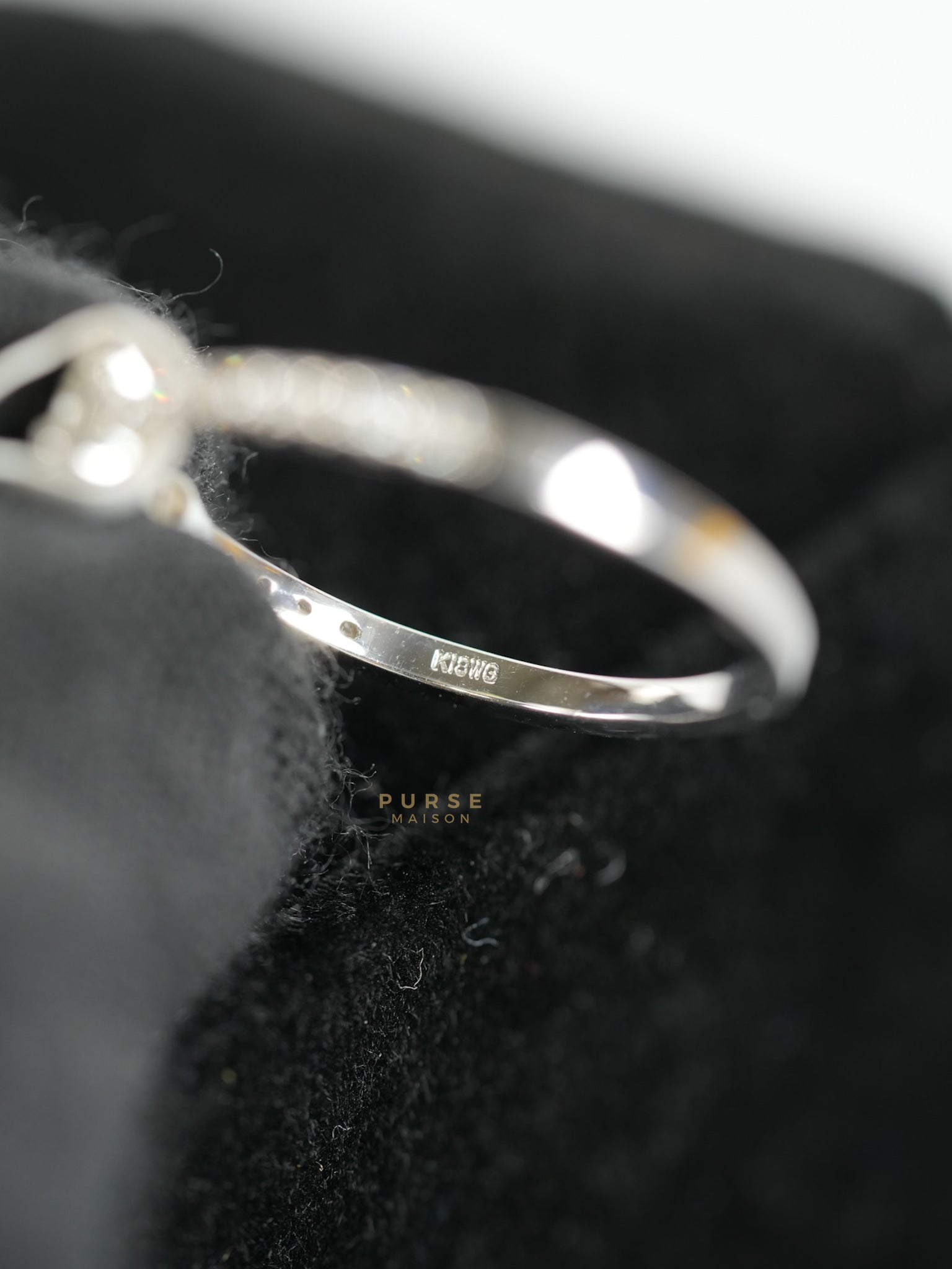 0.33 carats 1.53g Natural Diamond HK Setting Ring US Size 6.5 R17 | Purse Maison Luxury Bags Shop