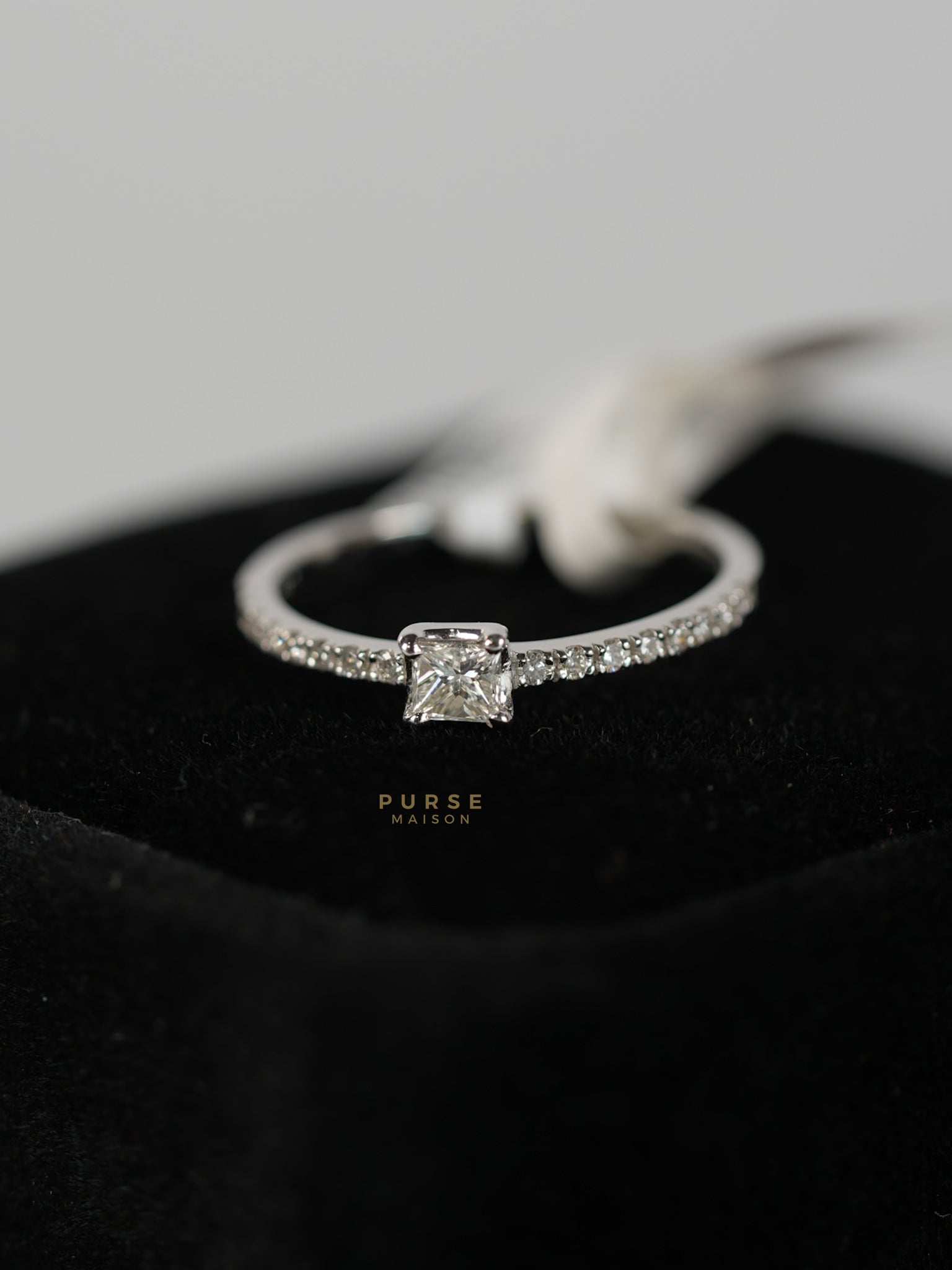 0.33 carats 1.53g Natural Diamond HK Setting Ring US Size 6.5 R17 | Purse Maison Luxury Bags Shop