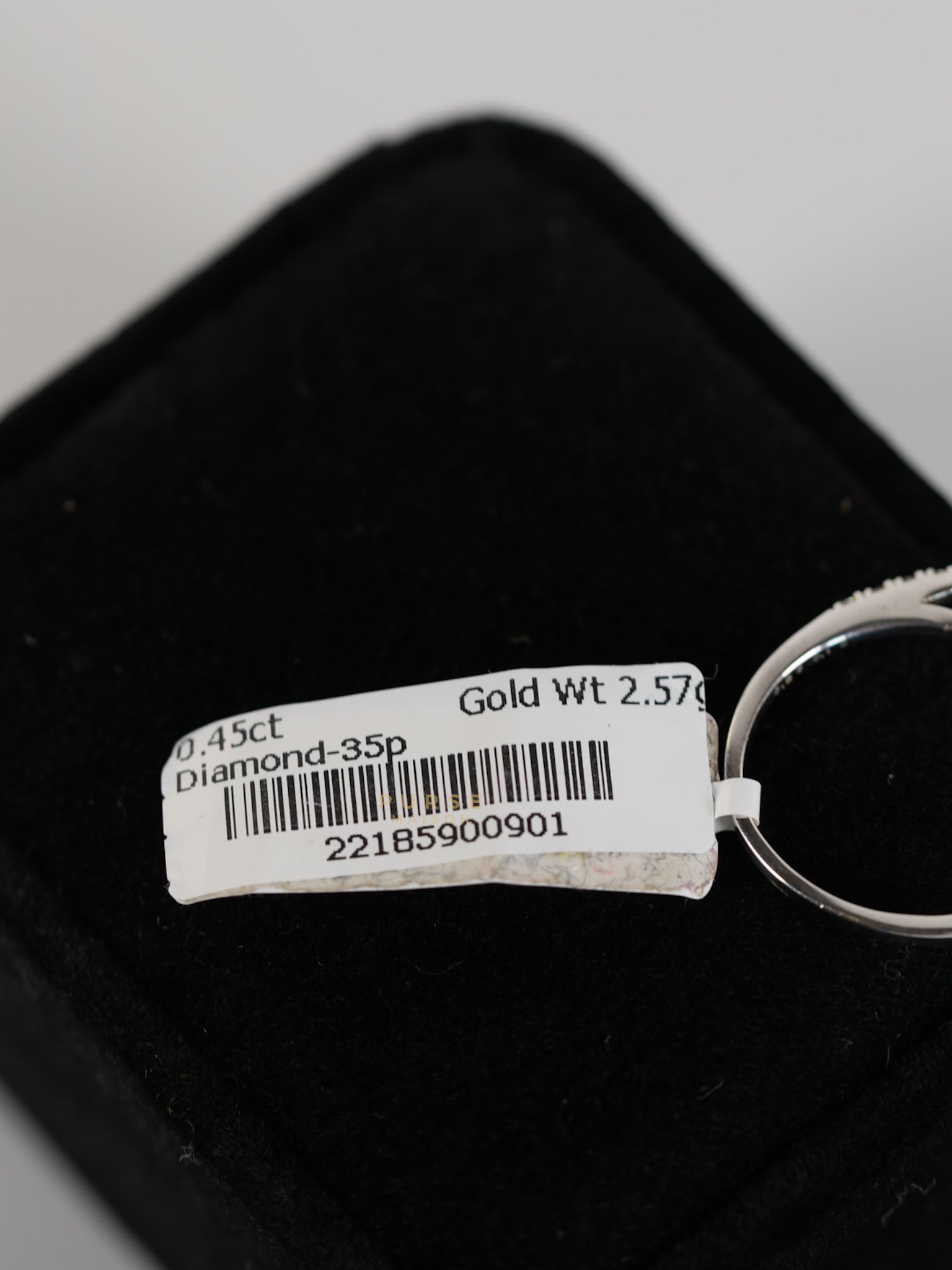 0.45 carat 2.57g HK Setting Ring US Size 6.5 R1 | Purse Maison Luxury Bags Shop