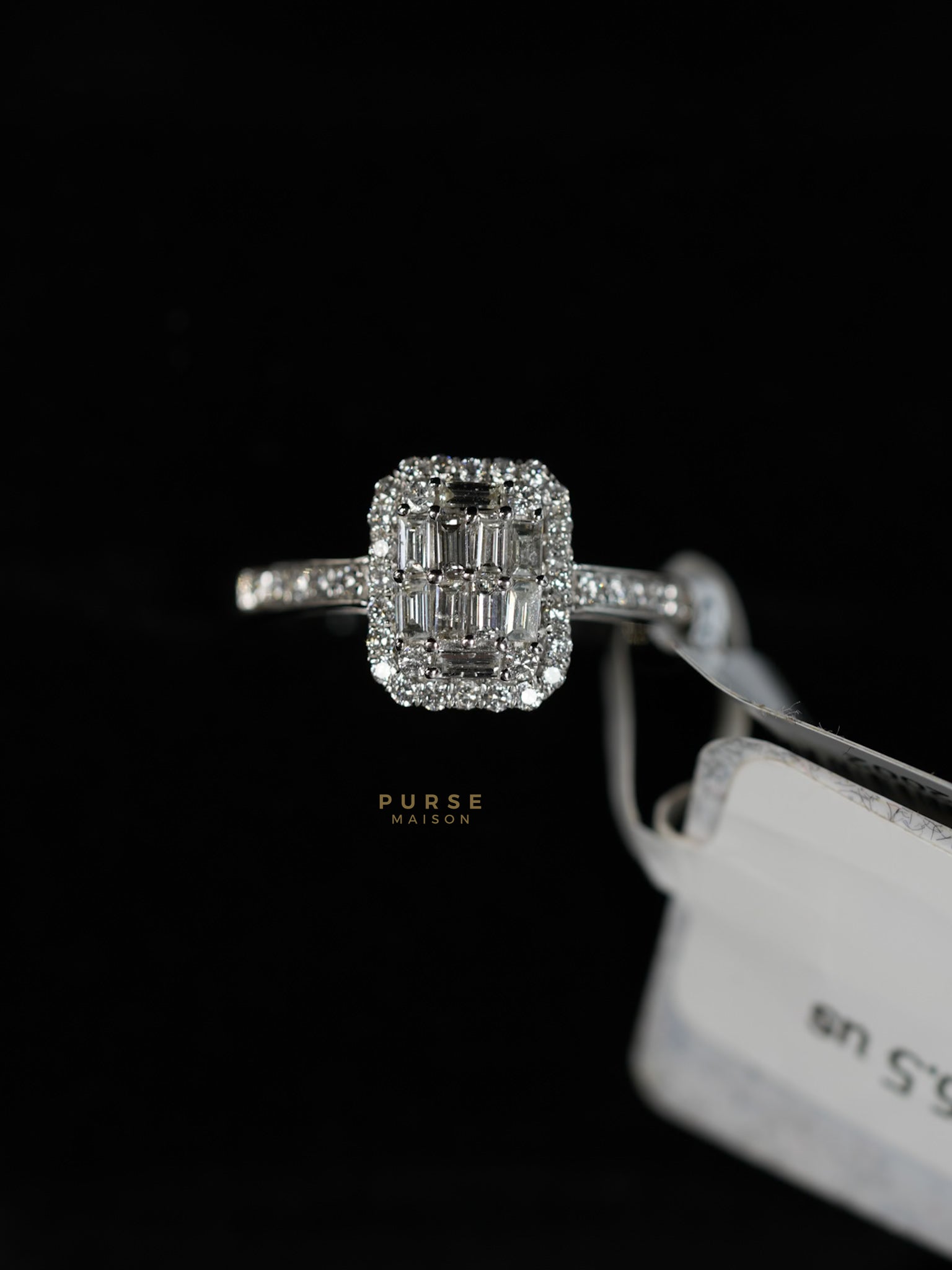 0.49 carats 2.40g Natural Diamond HK Setting Ring US Size 6.5 R14 | Purse Maison Luxury Bags Shop