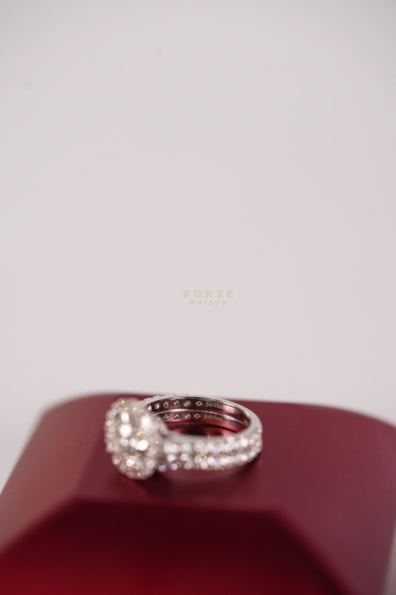 0.71 Carat Round Brilliant Cut Diamond Engagement Ring | Purse Maison Luxury Bags Shop