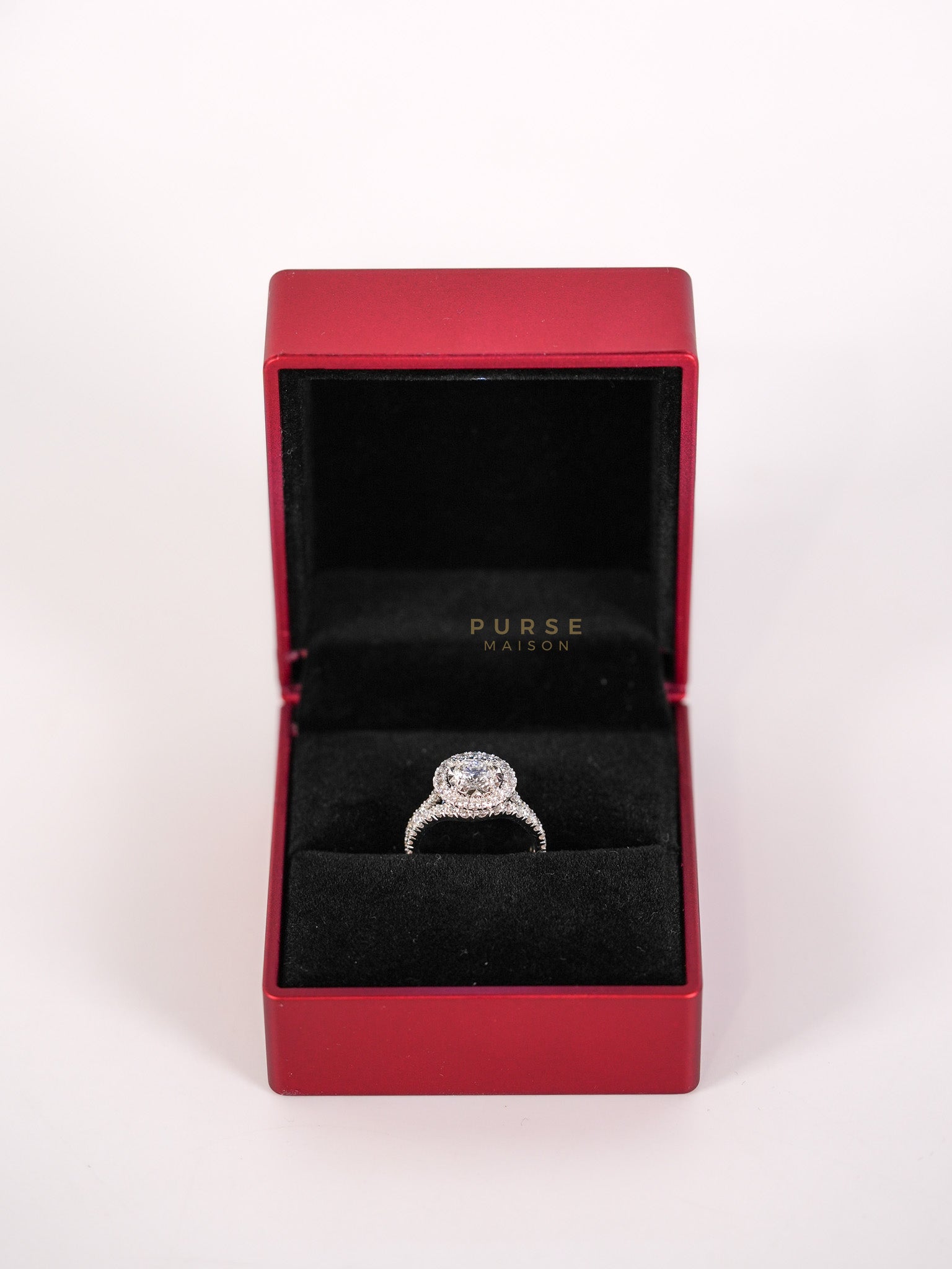 0.71 Carat Round Brilliant Cut Diamond Engagement Ring | Purse Maison Luxury Bags Shop