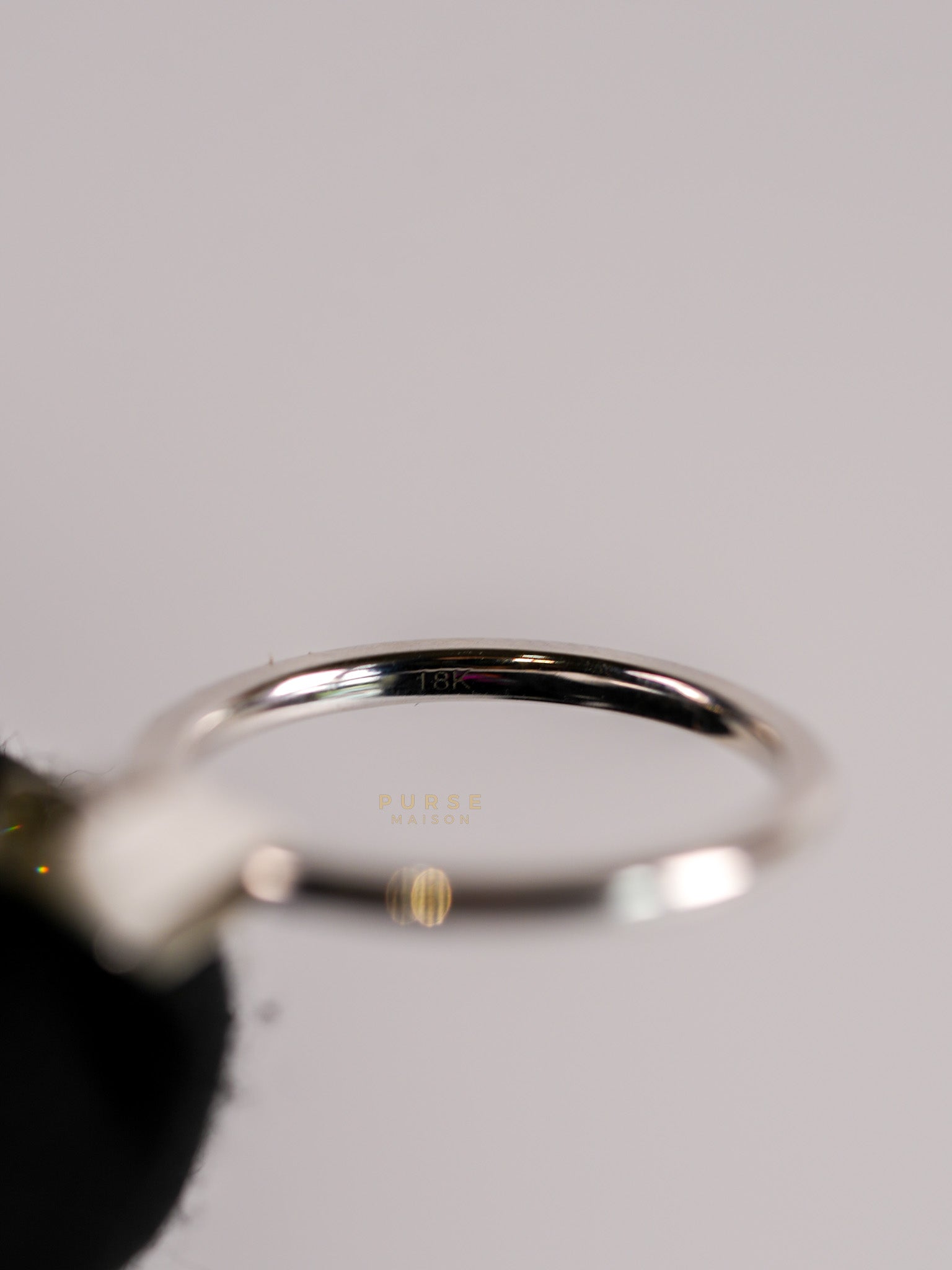 0.77 carats Center Diamond 2.84g Natural Diamond HK Setting Ring US Size 6.5 R18 | Purse Maison Luxury Bags Shop
