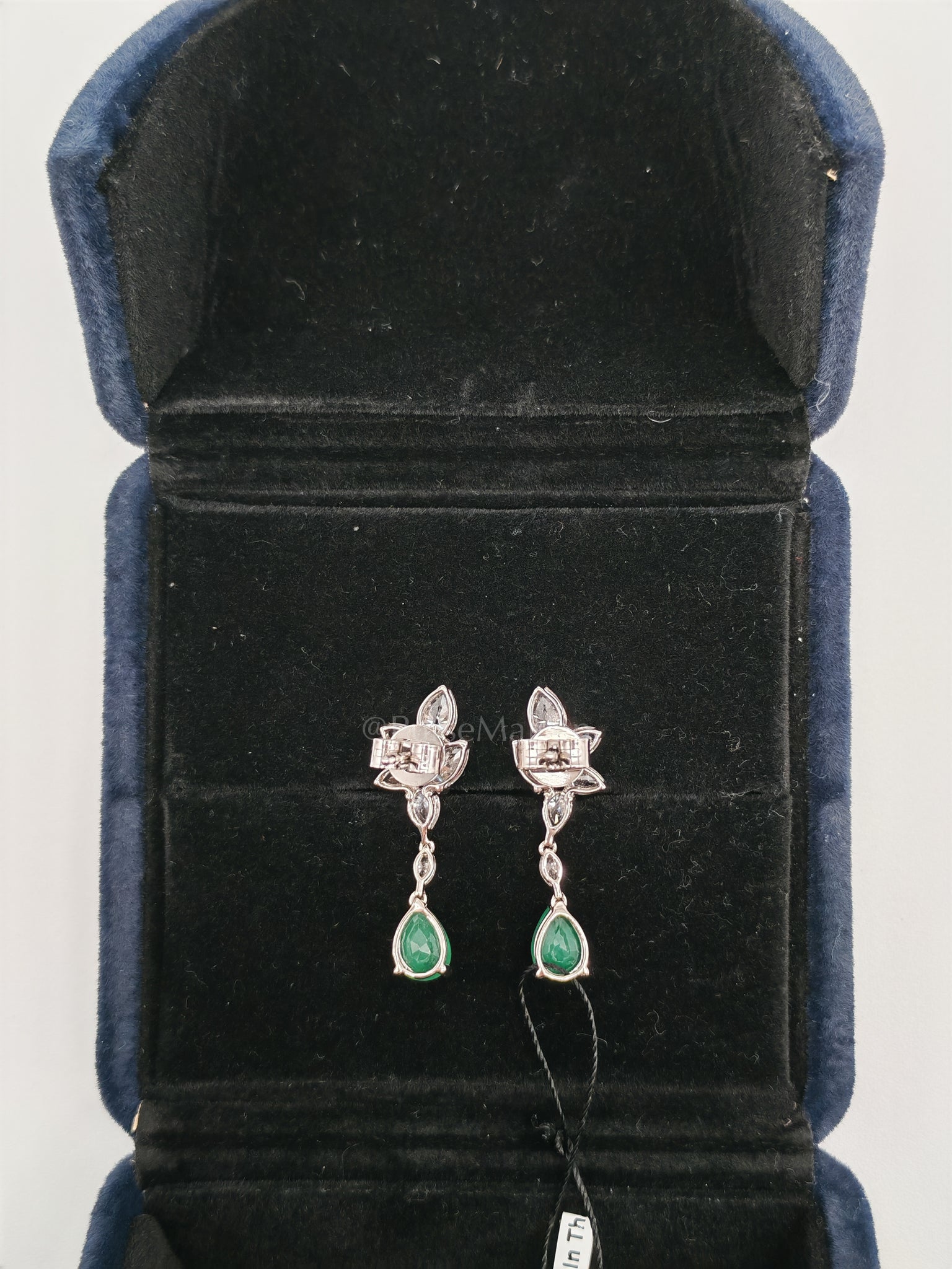 18K 3.11gms. 3.16cts. Natural Diamond White Gold Earrings | Purse Maison Luxury Bags Shop