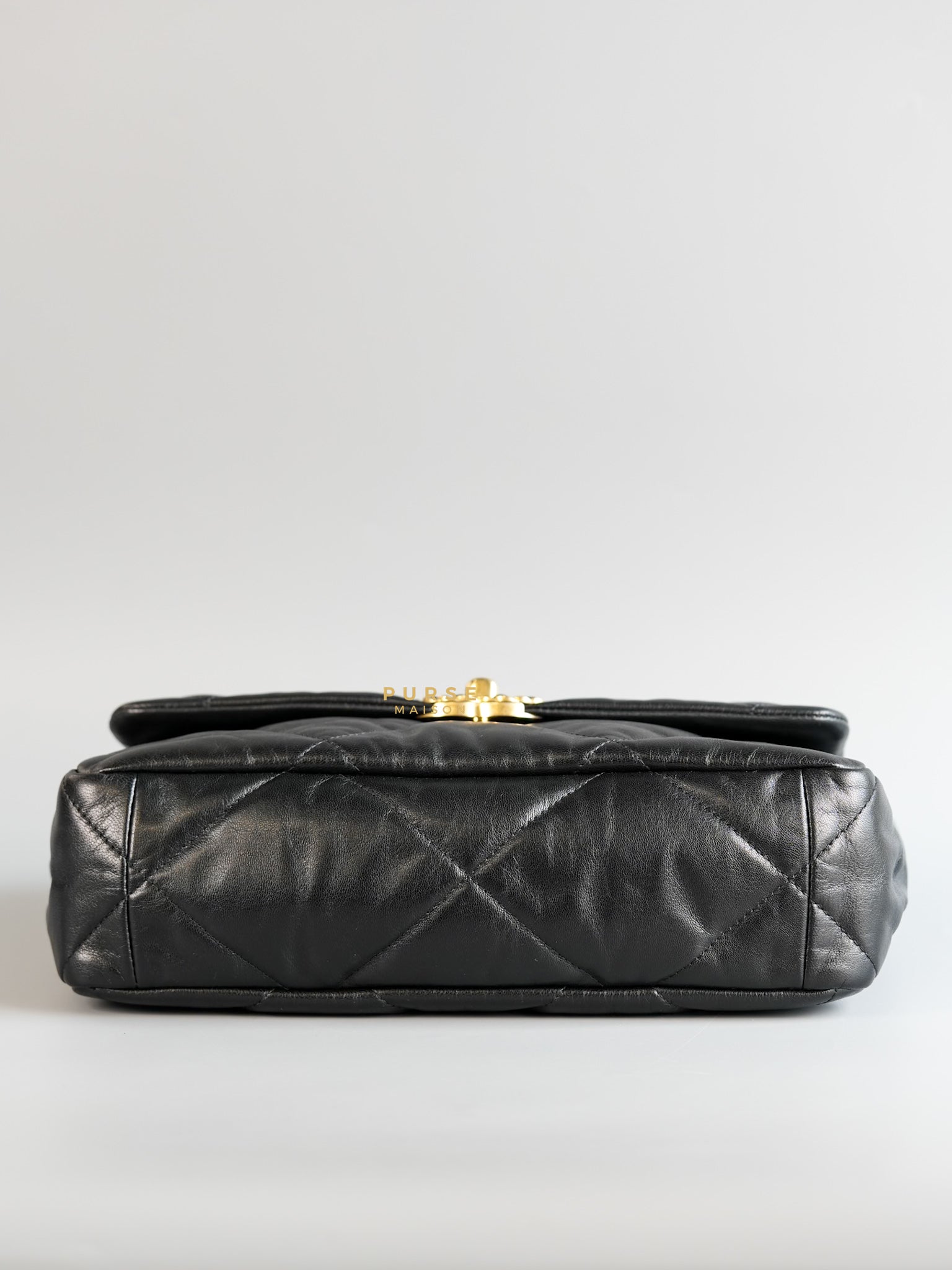 C19 Medium in Black Lambskin Leather & Mixed Hardware Series 30 | Purse Maison Luxury Bags Shop