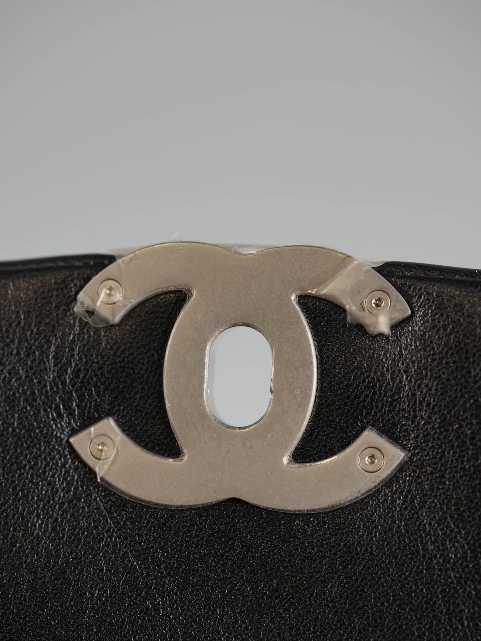 19 Small Black Goatskin and Silver Hardware (Microchip) | Purse Maison Luxury Bags Shop