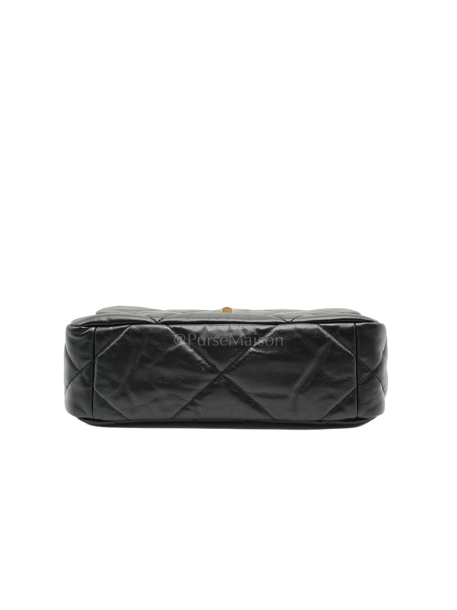 19 Small Black Lambskin Leather in Mix Hardware (Series 30) | Purse Maison Luxury Bags Shop