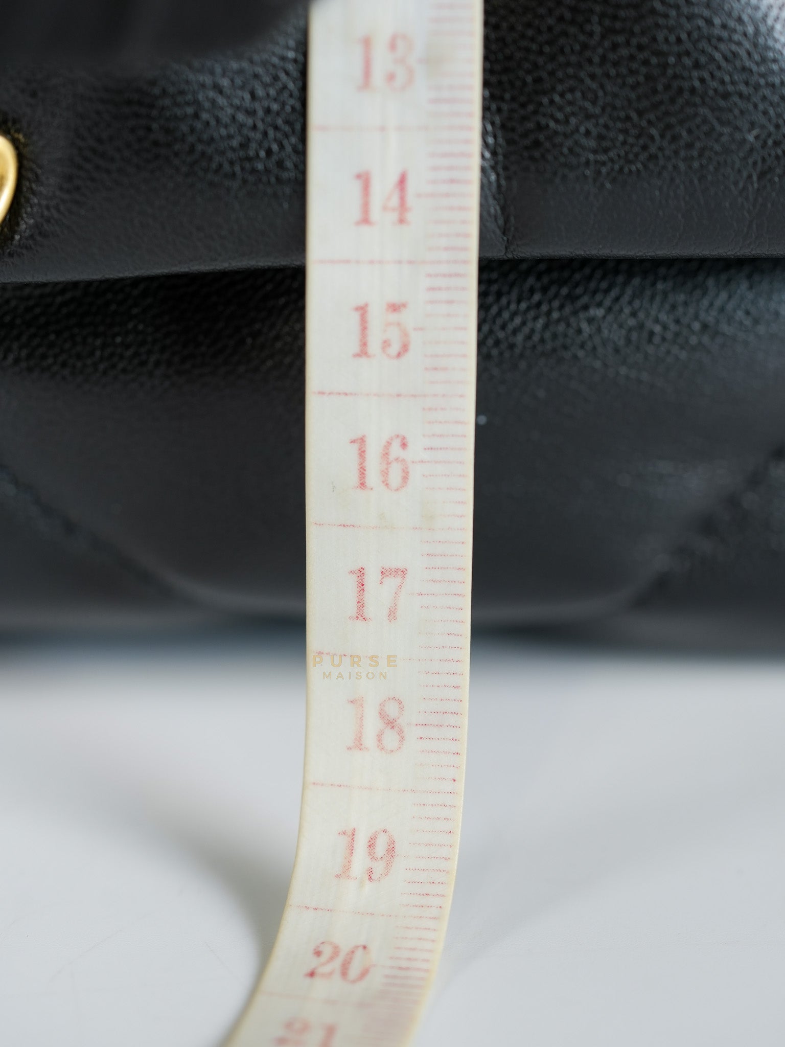 19 Small in Black Quilted Lambskin Leather in Mix Hardware Series 30 | Purse Maison Luxury Bags Shop
