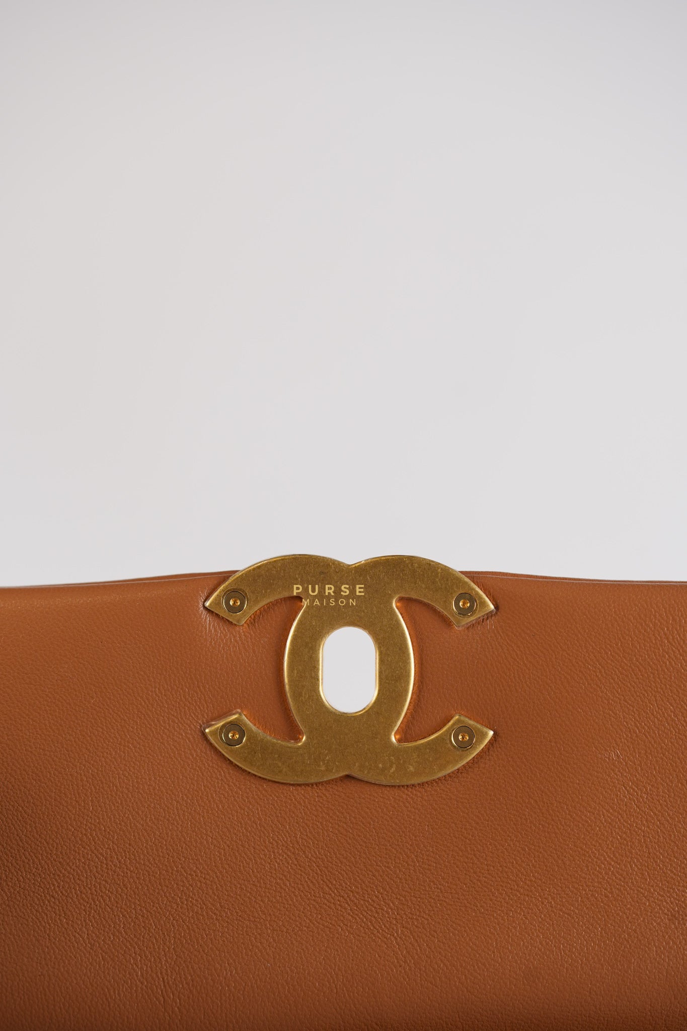 C19 Small in Caramel Lambskin Leather & Mixed Hardware (Microchip) | Purse Maison Luxury Bags Shop