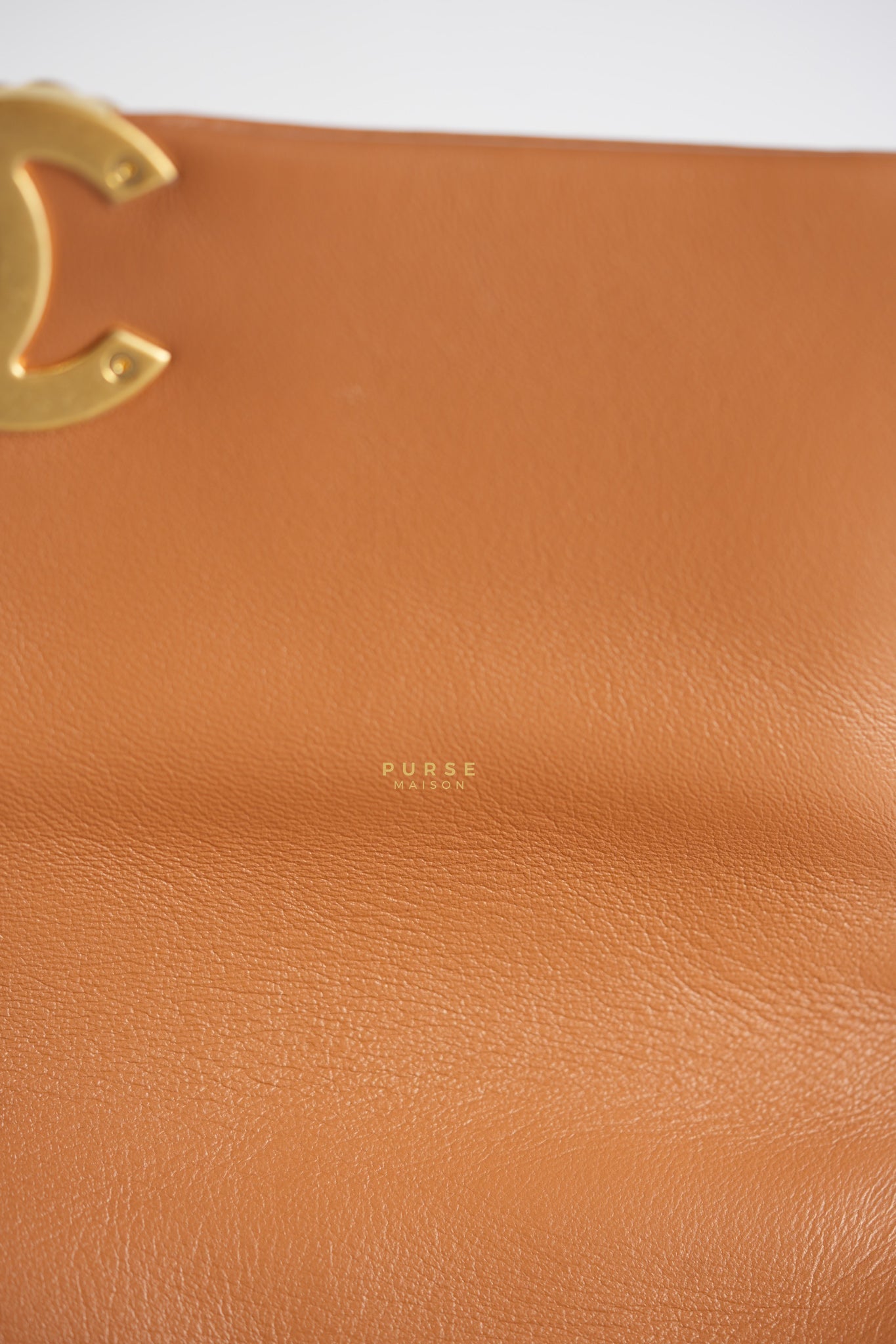 C19 Small in Caramel Lambskin Leather & Mixed Hardware (Microchip) | Purse Maison Luxury Bags Shop